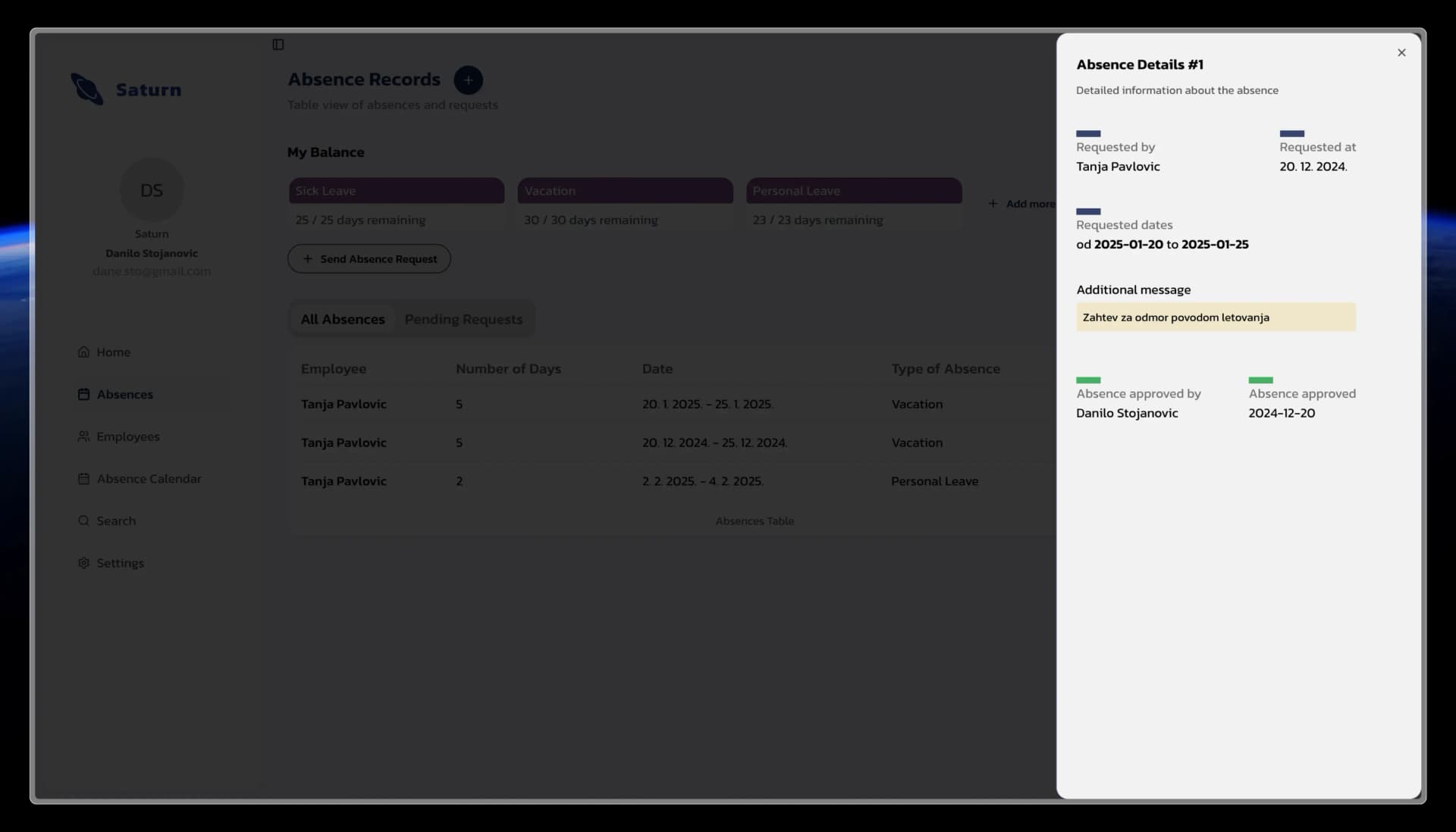 End-to-End Requests Management